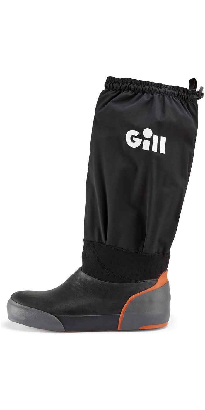 2021 Gill Marine Offshore Sailing Boots 916 Black Sailing